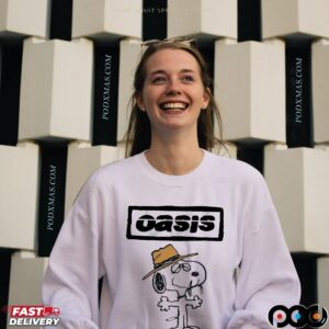 Snoopy Oasis Live Forever Vivir Para Siempre Mashup T Shirt