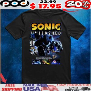 Sonic Unleashed Sonic Is A Worldwide Race Against Time But As The Sun Sets, A New Journey Awakens T Shirt