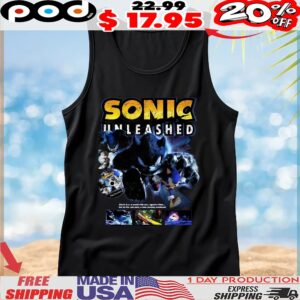 Sonic Unleashed Sonic Is A Worldwide Race Against Time But As The Sun Sets, A New Journey Awakens T Shirt