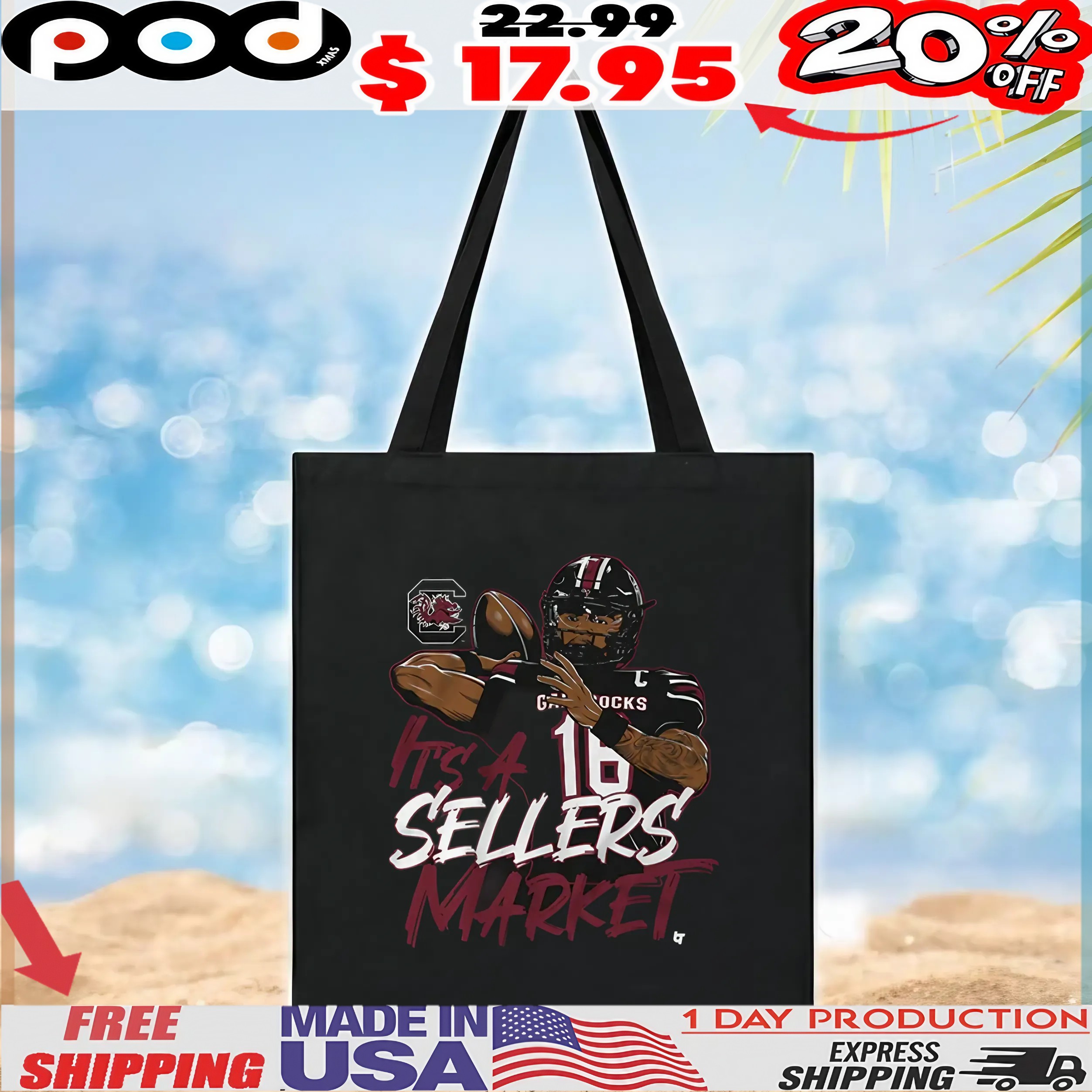 South Carolina Football It's A LaNorris Sellers Market T Shirt