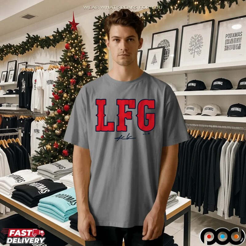 Boston Red Sox Alex Cora LFG Signature T Shirt