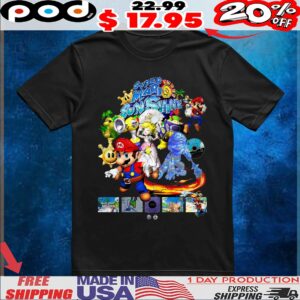 Super Mario Sunshine Super Mario 3D All-Stars T Shirt