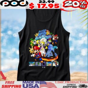 Super Mario Sunshine Super Mario 3D All-Stars T Shirt