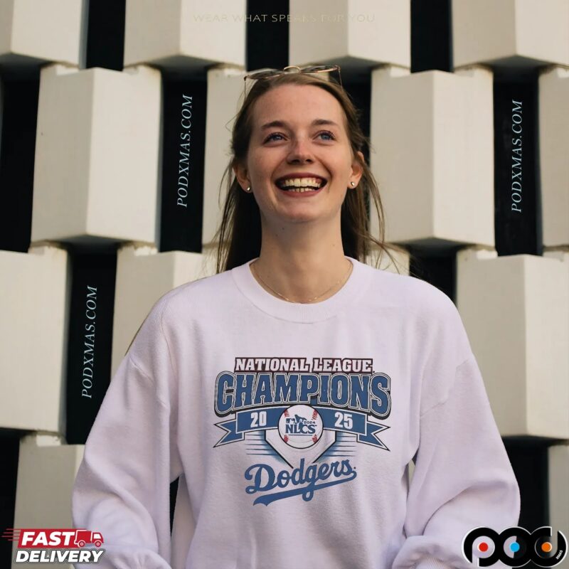 Dodgers National League Champions 2025 T Shirt Dodgers National League Champions 2025 T Shirt