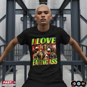 Donkey I Love Eating Ass 90s Bootleg T Shirt