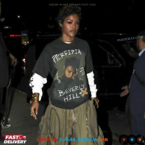 Teyana Taylor Perfidia Beverly Hills Large Print T Shirt
