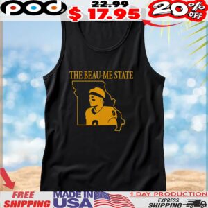 The Beau-me State Map T Shirt