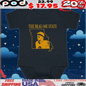 The Beau-me State Map T Shirt