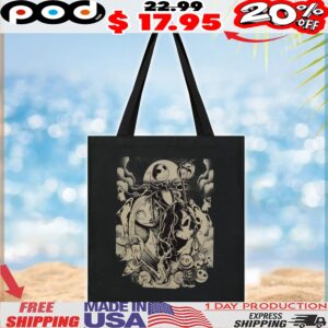 The Nightmare Before Christmas Tonal Group Poster T-Shirt