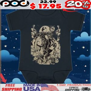 The Nightmare Before Christmas Tonal Group Poster T-Shirt
