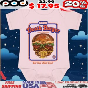 The Original Death Burger Family Restaurants Bad Food Made Good Halloween T Shirt