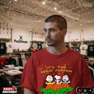 The Peanuts It's The Great Pumpkin Halloween Spooky Season T Shirt