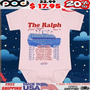 The Ralph Final Season since 1973 Buffalo Bills Schedule T Shirt