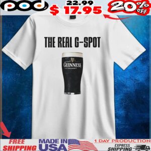 The Real G Spot Guinness Draught Beer T Shirt