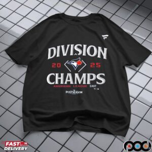 Toronto Blue Jays 2025 American League East Division Champions T Shirt