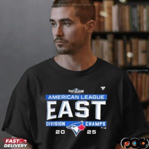 Toronto Blue Jays MLB 2025 AL East Division Title Postseason Locker Room Team T Shirt