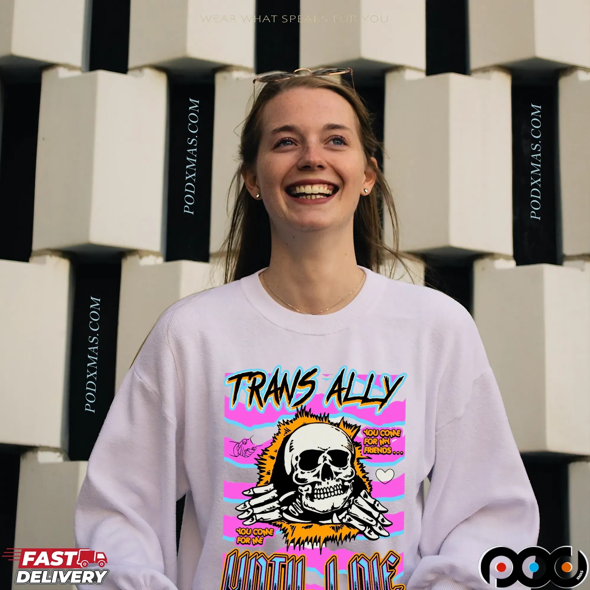 Trans Ally Until I Die You Come For Me Skeleton T Shirt Trans Ally Until I Die You Come For Me Skeleton T Shirt