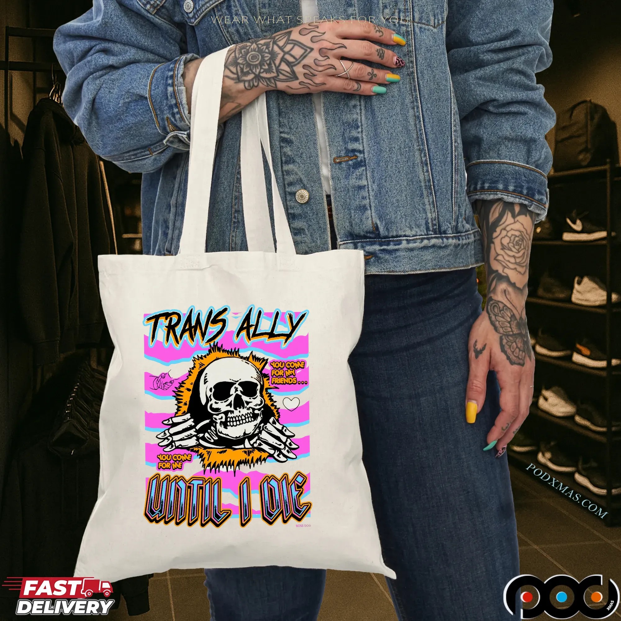 Trans Ally Until I Die You Come For Me Skeleton T Shirt Trans Ally Until I Die You Come For Me Skeleton T Shirt