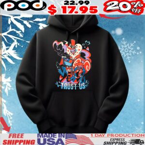 Trust Us Hazbin Hotel Lucifer Morningstar Velvet Vox T Shirt