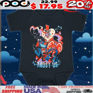 Trust Us Hazbin Hotel Lucifer Morningstar Velvet Vox T Shirt