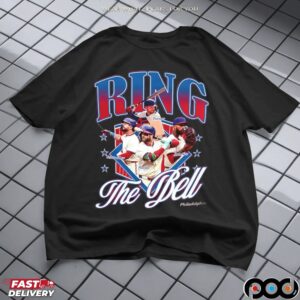 Turner Schwarber Harper Sanchez Ring The Bell Philadelphia Phillies Retro Bootleg T Shirt