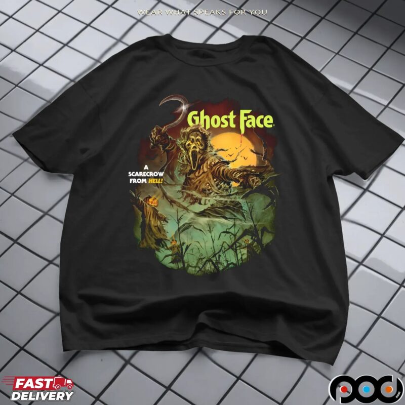 Ghostface Night Of The Scarecrow A Scarecrow From Hell Halloween T Shirt
