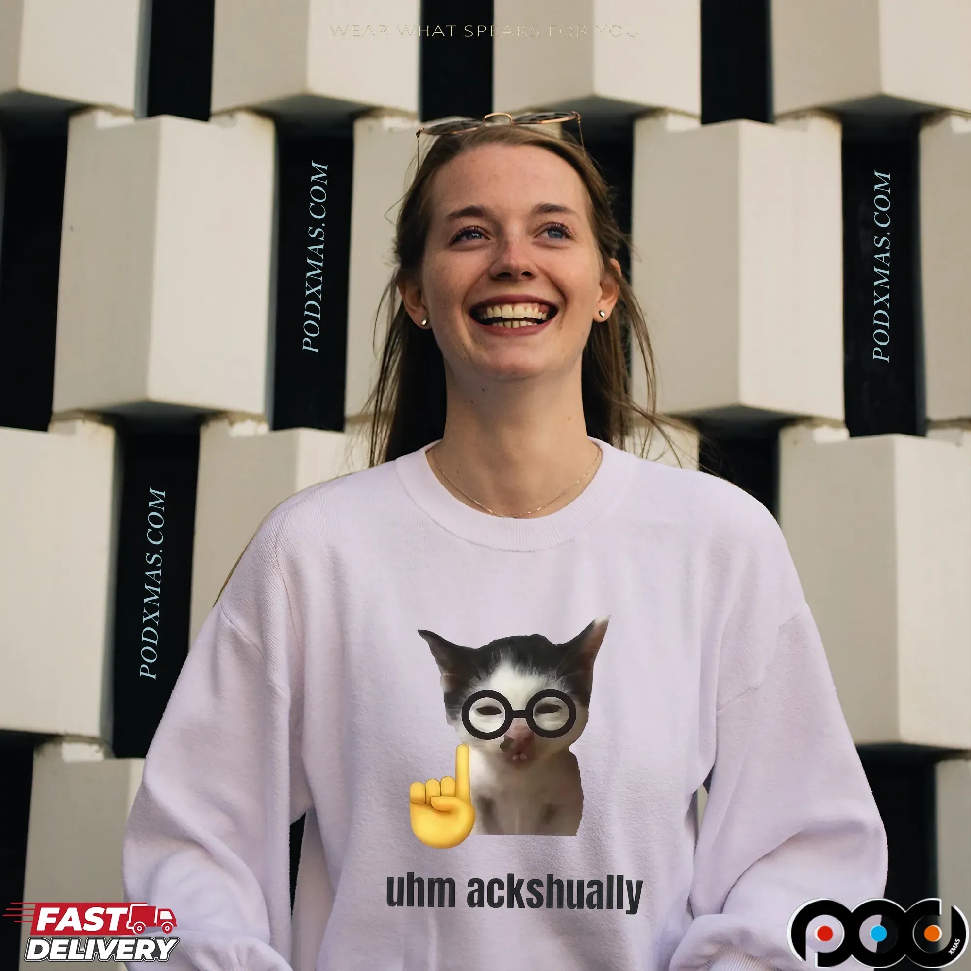 Uhm Ackshually Cat T Shirt