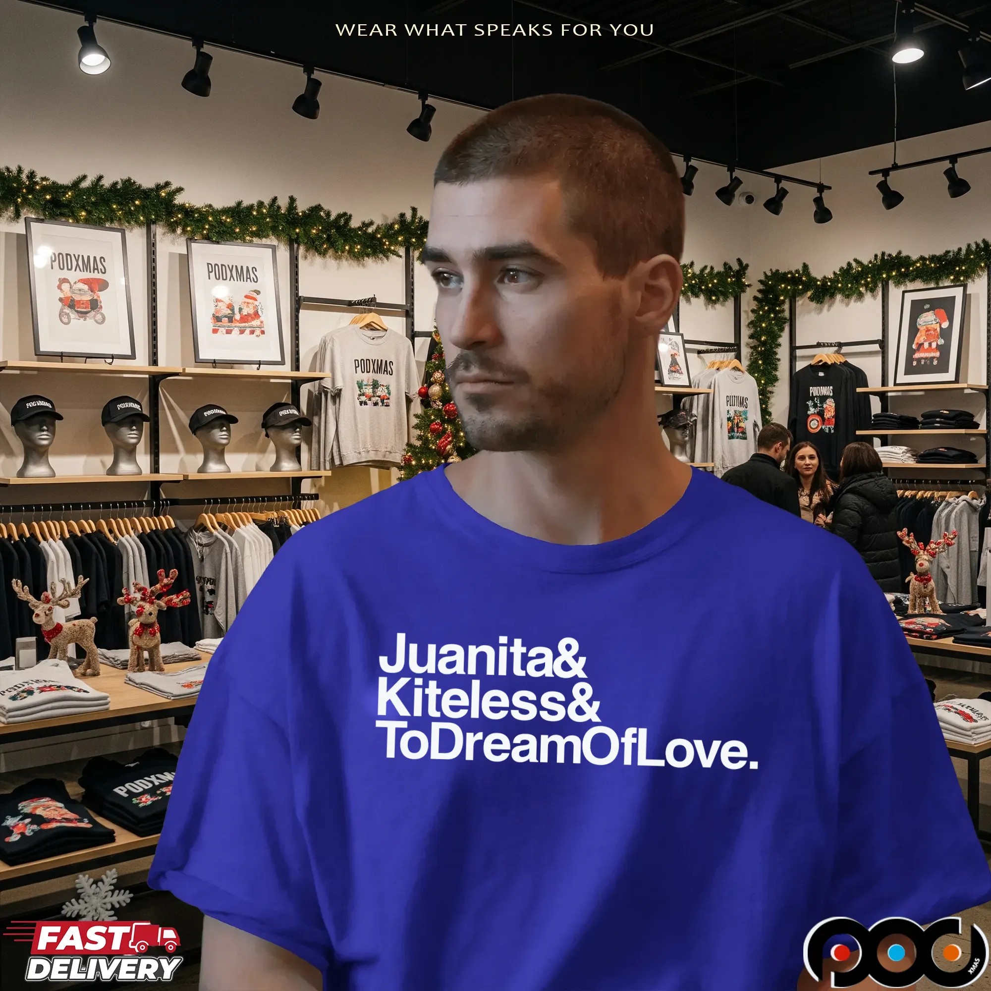 Underworld Juanita And Kiteless And To Dream Of Love Text T Shirt