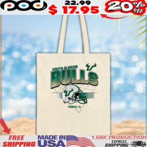 Usf Football Helmet Grid T Shirt