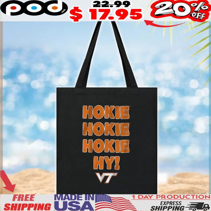 Virginia Tech Hokies Hokie Hokie Hokie Hy Slogan T Shirt