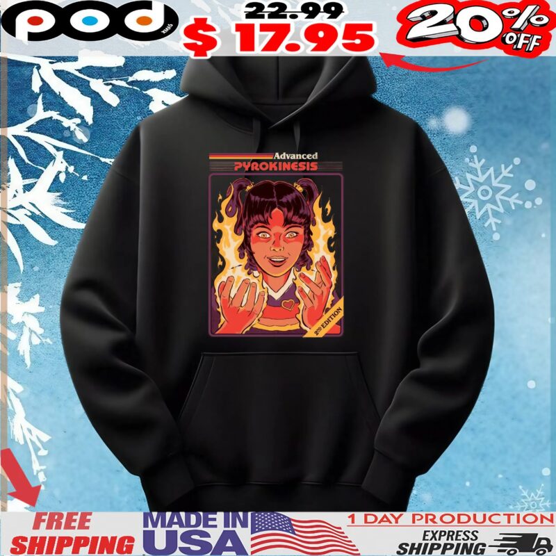 Advanced Pyrokinesis 2nd Edition Retro Vintage Psychic Fire Power T Shirt