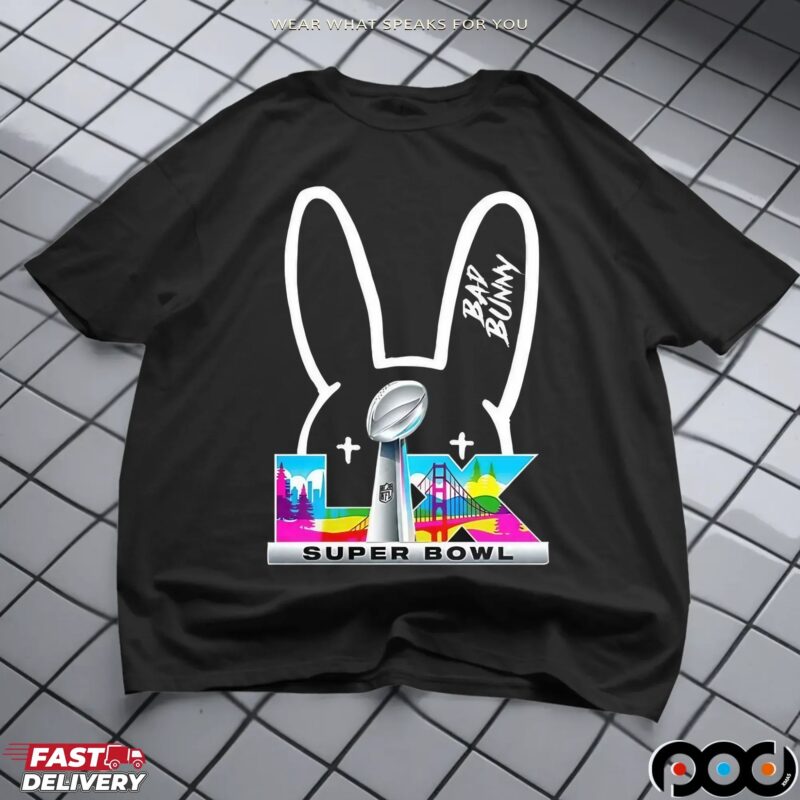 Bad Bunny At NFL Super Bowl LX 2026 Mashup T Shirt
