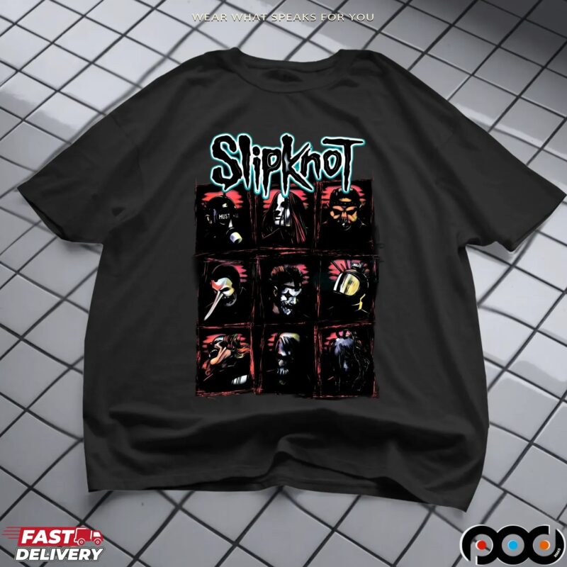 Music Slipknot Collage Vintage Halloween T Shirt