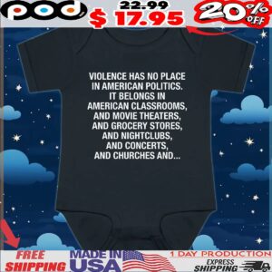 Violence Has No Place In American Politics