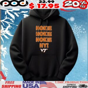 Virginia Tech Hokies Hokie Hokie Hokie Hy Slogan T Shirt