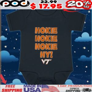 Virginia Tech Hokies Hokie Hokie Hokie Hy Slogan T Shirt