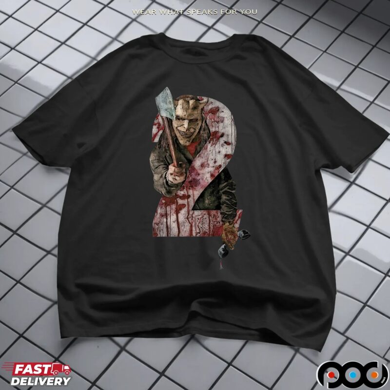 Black Phone 2 He's Here Axe Spooky Halloween T Shirt