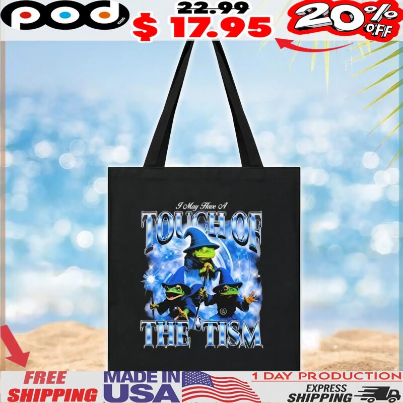 I May Have A Touch Of The ’tism Frog Wizard Vintage Bootleg Style T Shirt