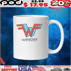 Weezer W Logo T Shirt