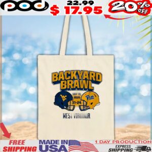 West Virginia Football Backyard Brawl Champs Helmet T Shirt