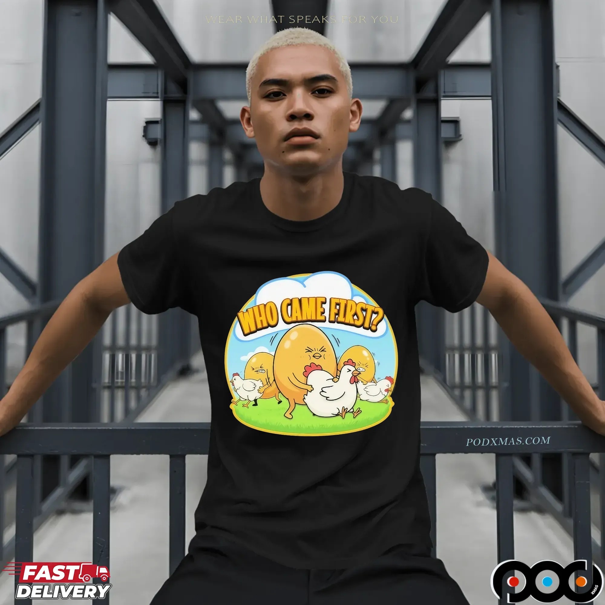 Who Came First Egg Chicken T Shirt