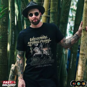 Wicca Phase Spring Eternal I'm Heading Out I Embark On My Own Skeleton Horse T Shirt