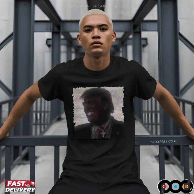 Donald Trump Flex Ice Grillz Diamond Chains Photo T Shirt