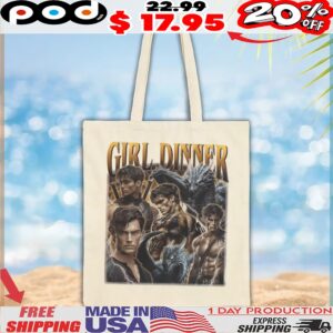 Xaden Riorson Girl Dinner Vintage Bootleg Graphic T Shirt