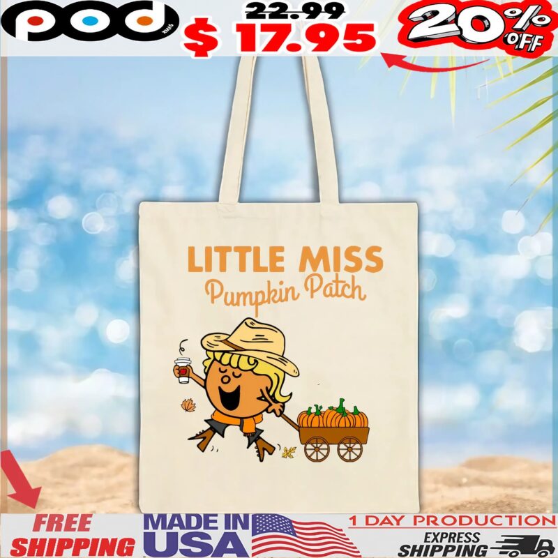 The Little Miss Pumpkin Patch Halloween T Shirt