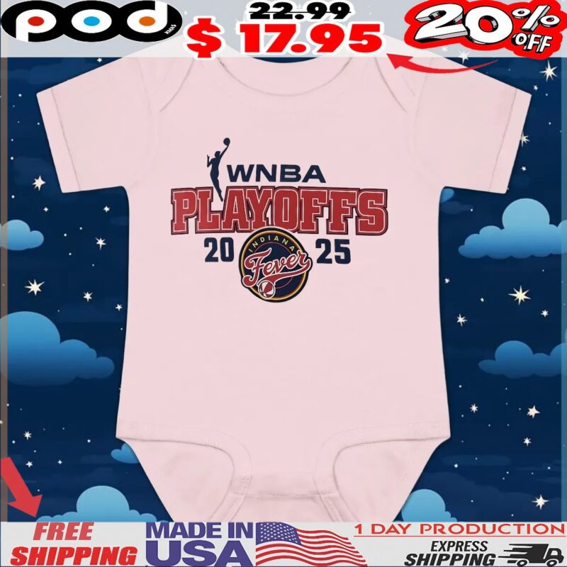 Indiana Fever 2025 WNBA Playoffs T Shirt