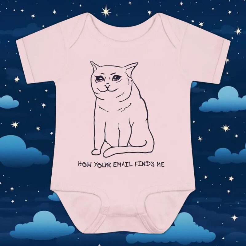 Sad Cat Email How Your Email Finds Me T Shirt