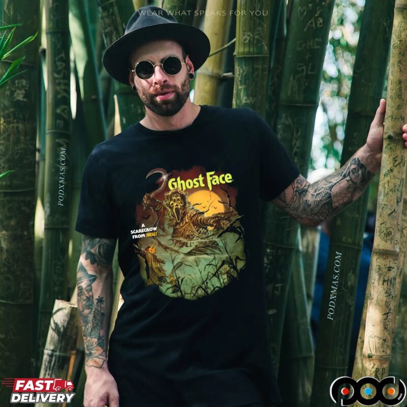 Ghostface Night Of The Scarecrow A Scarecrow From Hell Halloween T Shirt