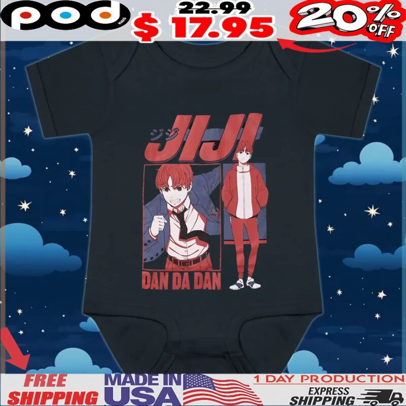 Dandadan Jiji DAN DA DAN Tonal Collage T Shirt