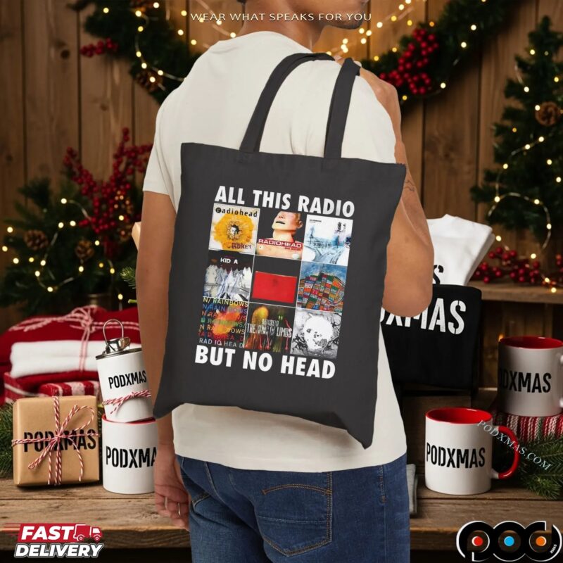 Radiohead All This Radio But No Head Collage T Shirt